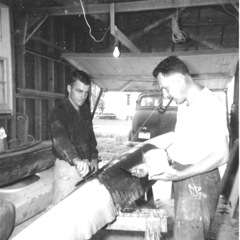 1960 Building Kayaks in Larry Zuk's Garage